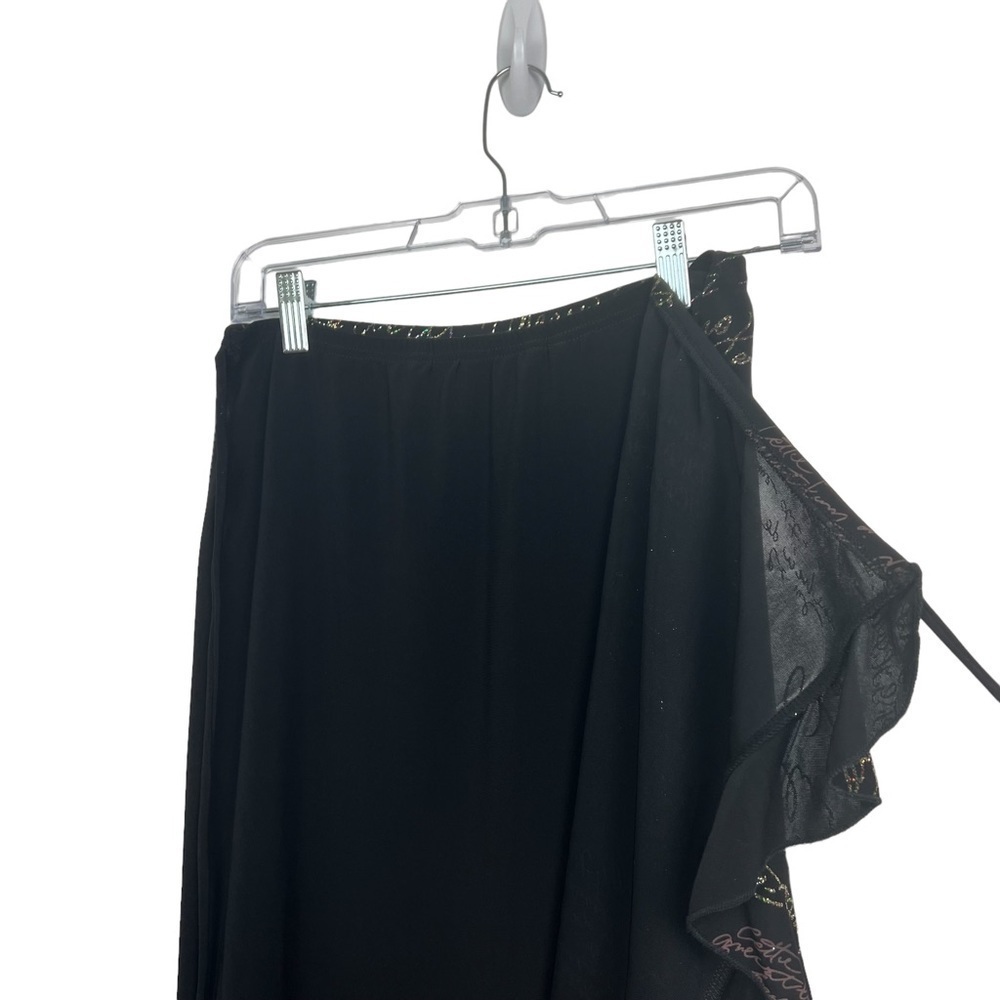 Join Me Black Glitter Skirt and Top Set Large - Picture 14 of 16